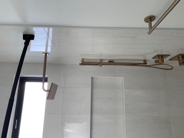 Modern shower remodel